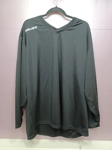 Bauer Mens Large Hockey Shirt Black - Picture 1 of 7