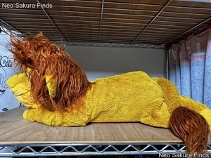 Disney König der Löwen Simba Plüschkissen 90 cm Erwachsenenversion gelb TDR gebraucht - Bild 1 von 3