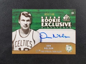 2009-10 SP Game Used Don Nelson #'D /100 Retro Rookie Exclusive Signatures AUTO! - Picture 1 of 2