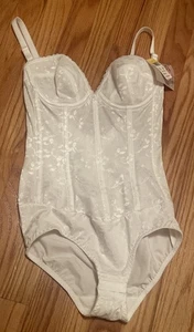 LENCERÍA CORSOLETTE VINTAGE CARNAVAL MODELADOR CORPORAL Blanca Talla 32C Nos - Imagen 1 de 10