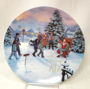 Lenox SANTA'S JOURNEY Navidad 8 1/2" Plato de Fiesta "TODO LO QUE QUIERO PARA NAVIDAD" - Imagen 1 de 10