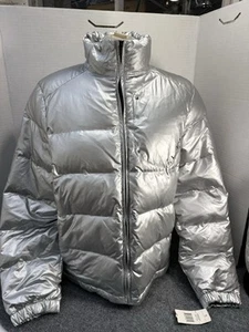 Chaqueta acolchada de plumón metálico Lauren Ralph Lauren L-RL XL ¡Nueva! - Imagen 1 de 15