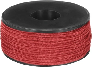 Cuerda de micro cable Paracord de 1,18 mm x 164 pies cable trenzado de 100 lb, rojo rosa - Imagen 1 de 4