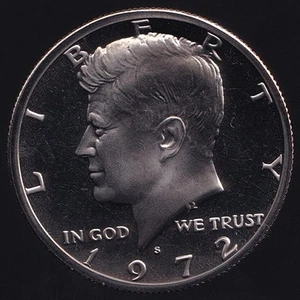 United States 1972-S Kennedy Half Dollar - Proof - Picture 1 of 3