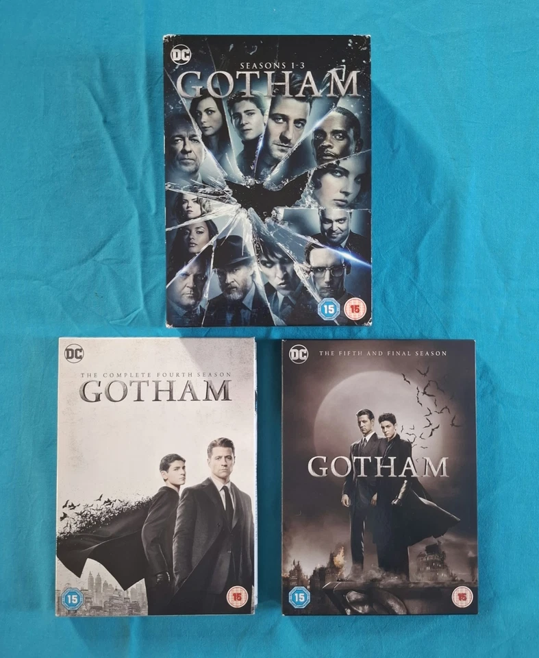 *GOTHAM* • Complete Series: Seasons 1-3, 4, 5 • DVD Boxsets *26 Discs total (R2) - Image 1 of 4