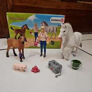 Farm World 42486 Tierarzt Besuchsstute und Fohlen Spielfigur Schleich 73151 - Bild 1 von 3