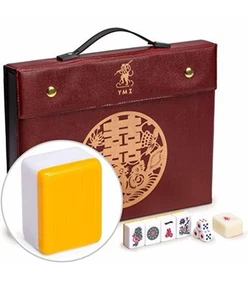 Chinese Mahjong Set, Rouge Prestige, 146 Medium Tiles, Professional Set w/Case - Picture 1 of 6