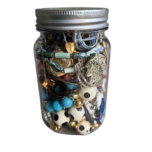 Vintage to Now Mystery Jewelry Jar 1.5 lb All Wearable/Salable - Picture 1 of 5