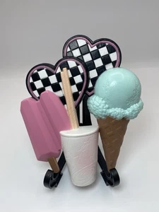 Batido colgante de pared retro de helado de burwood vintage hecho en EE. UU. - Imagen 1 de 9