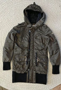 Khujo Parka Gr.L - Urban Spirit Jacke Mantel Grün/braun - Bild 1 von 7