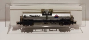 Con-Cor N Scale Amoco Chemical Tank Car AMOX 38772 1601 D Silver New Vintage - Picture 1 of 5