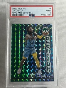 2022 Mosaic Ja Morant Give And Go- Green Grizzlies PSA 9! - Picture 1 of 2