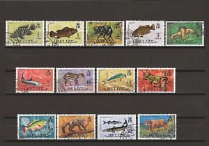 BELIZE 1974 SG 362/374 USATO - Foto 1 di 1
