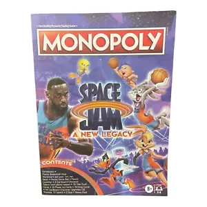 Game Part Piece Monopoly Space Jam Legacy Hasbro 2021 Rules/Instructions - Picture 1 of 4