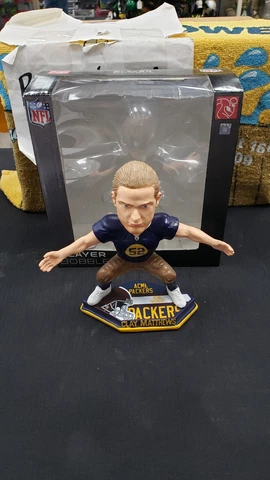 NIB 2012 CLAY MATTHEWS GREEN BAY PACKERS BOBBLEHEAD ACME SACE DANCE FOCO #ED/360 Cover