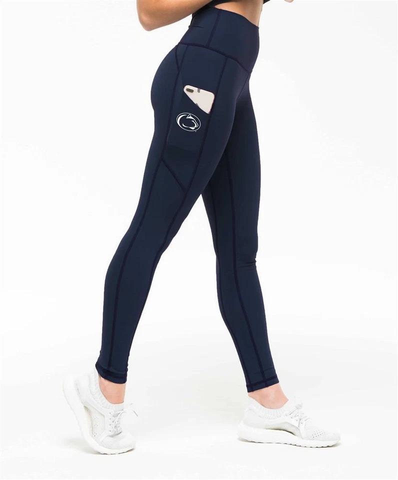 Women's Penn State University Navy Yoga Pant Kadyluxe iLegging - Image 1 of 4