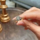 Wedding Ring 1 Carat Certified Lab Created Diamond Round Cut Platinum Size 5 6 7