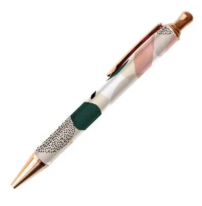 Pluma planificadora bloom daily planners, verde moderno abstracto - Imagen 1 de 14