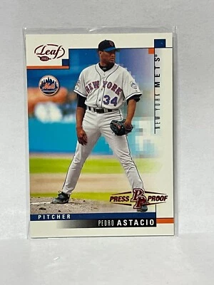 Prueba de prensa de hojas 2003 "National Atlantic City" en relieve 1/1 - Pedro Astacio Foto 1 de 2