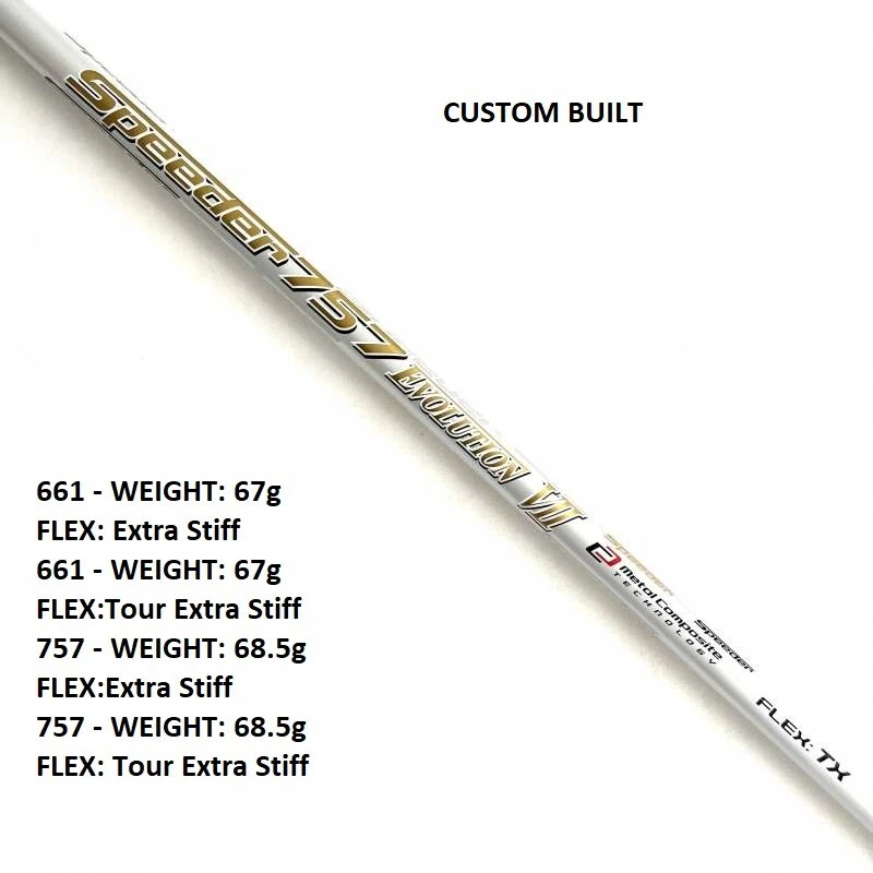 Fujikura Speeder Evolution VII - Driver o eje de madera de calle - construido a medida