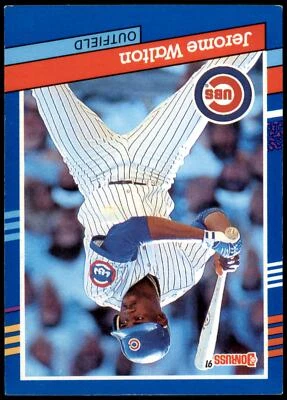Jerome Walton #72a 1991 Donruss - Image 1 of 2