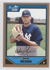 2007 Bowman Prospects Gold Gabriel Medina #BP87