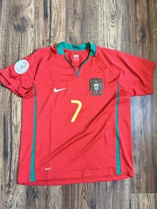 Camiseta deportiva de fútbol para hombre Portugal Cristiano Ronaldo 2008 Nike talla M - Imagen 1 de 9