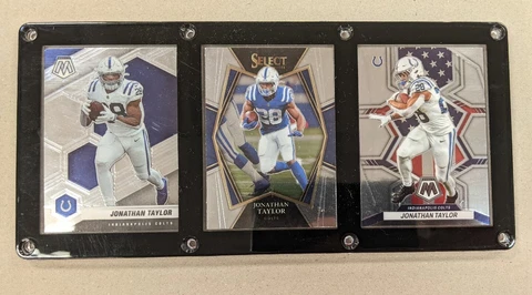 JONATHAN TAYLOR 3 CARD PLAQUE INDIANAPOLIS COLTS Cover
