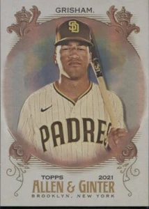 Allen Ginter Trent Grisham SP 2021 retrato plateado - San Diego Padres - #327 - Imagen 1 de 1