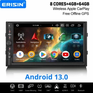 4GB+64GB Android 14 2Din DAB+ Autoradio Für Nissan Navi WiFi DSP CarPlay USB SWC - Bild 1 von 20