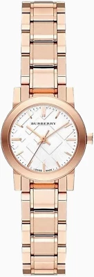 Brand New Burberry The City BU9204 Rose Tone Stainless Steel 26 mm Women's Watch - Image 1 of 2
