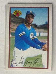 Ken Griffey Jr. 1989 Bowman Rookie Card #220 Iconic RC Hall of Fame -Sharp