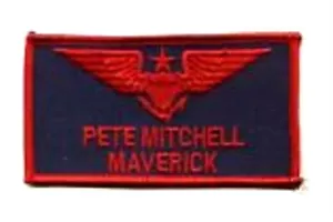 en Película TOP GUN MAVERICK'S PETE MITCHELL TRAJE DE VUELO AVIADOR bardana ETIQUETA DE NOMBRE - Imagen 1 de 12