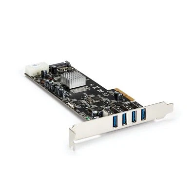 StarTech PEXUSB3S44V 4 Port PCI Express (PCIe) SuperSpeed USB 3.0 Card Adapter - Image 1 of 4