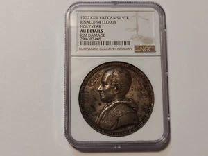 1900 Xxlll Vatican Silver Rinaldi-94 Leo Xlll Au..Ngc - Picture 1 of 3