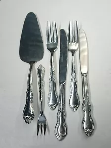 Towle Supreme Cutlery Romance Flatware Lot 6 Pc - Picture 1 of 3