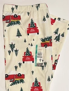 NOBO Juniors Christmas Tree Truck Holiday Ankle Leggings NWT Size XL (15-17) D1 - Picture 1 of 5