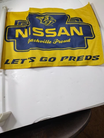Nashville Predators NHL 11X14 Window Mount 2-Sided Car Flag Cover