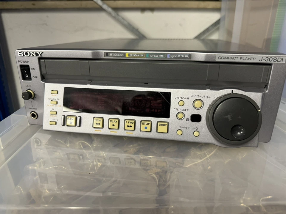 Sony J-30 DigiBeta / BetaSP / Betacam SX / MPEG IMX Mit SDI-Output - Bild 1 von 2
