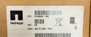 Netapp X1089A-R6 QLogic 4GB Dual Ports Fibre Channel PCI Express Host Bus New - Picture 1 of 1