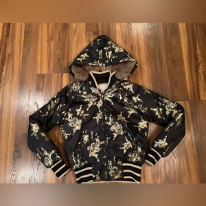 Baby Phat Women's Black and Gold Jacket size medium - Picture 1 of 6