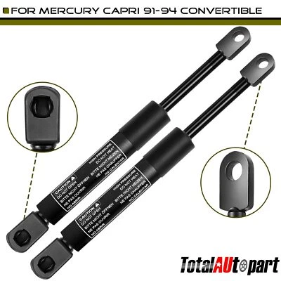 2X Soportes de elevación Puntales de gas Puerta trasera con alerón para Mercury Capri 1991-1994 Foto 1 de 4