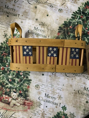 boyds basket American Flag Cover