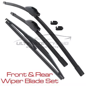 Front & Rear Windscreen Wiper Blades Set For Suzuki Vitara 2015-2022 24" 16" 10" - Photo 1 sur 5