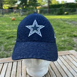 Dallas Cowboys NEW ERA 9FORTY Youth Cap Navy Hat Sparkle Girls NFL - Picture 1 of 6