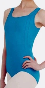 NWT Capezio #TB202W Medium Adult BlueTank Ballet Dance Leotard - Picture 1 of 2