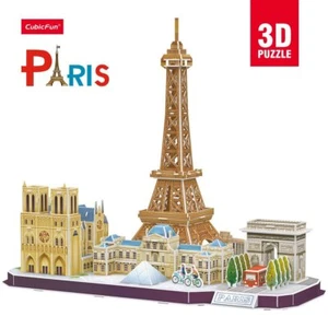 3D Puzzle PARIS CITY LINE CubicFun - Picture 1 of 11