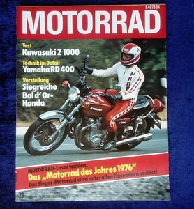 Das Motorrad  23/1976, Test Kawasaki Z 1000, Yamaha RD 400, Honda Camino - Bild 1 von 7