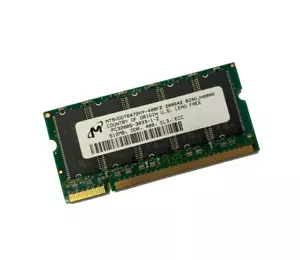 MT9VDDT6472HG-40 MICRON 512MB DDR PC3200E 200PIN SODIMM ECC NON-REG MEMORY - Picture 1 of 1