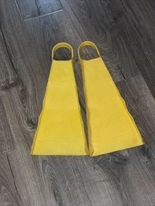 Viper V7 Yellow Body Surf Body Board Fins Large 9-11 - Picture 1 of 19